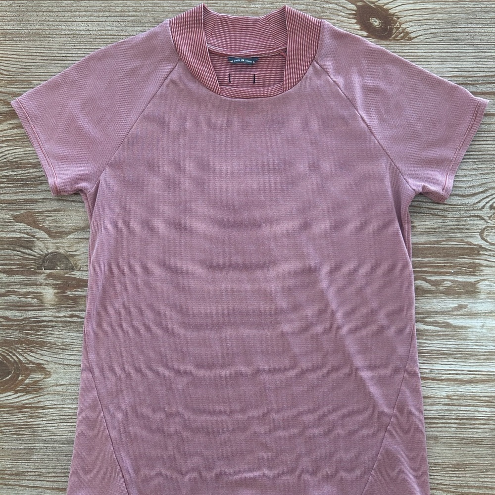 Oiselle Pink Short Sleeve Tee